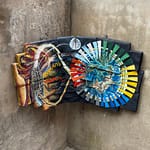 Samsara board game with colorful spiritual mandala design representing the Seven Heavens and human evolution eras